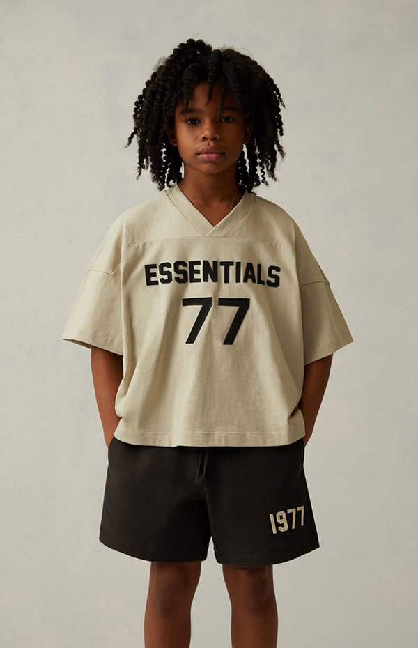 KIDS FOOTBALL TEE WHEAT