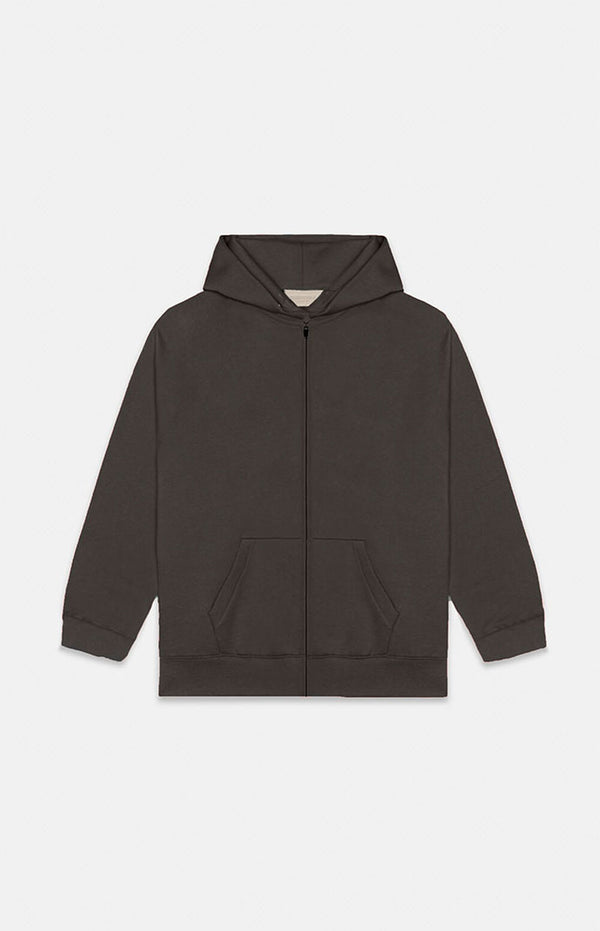 KIDS FULLZIP HOODIE OFF BLACK