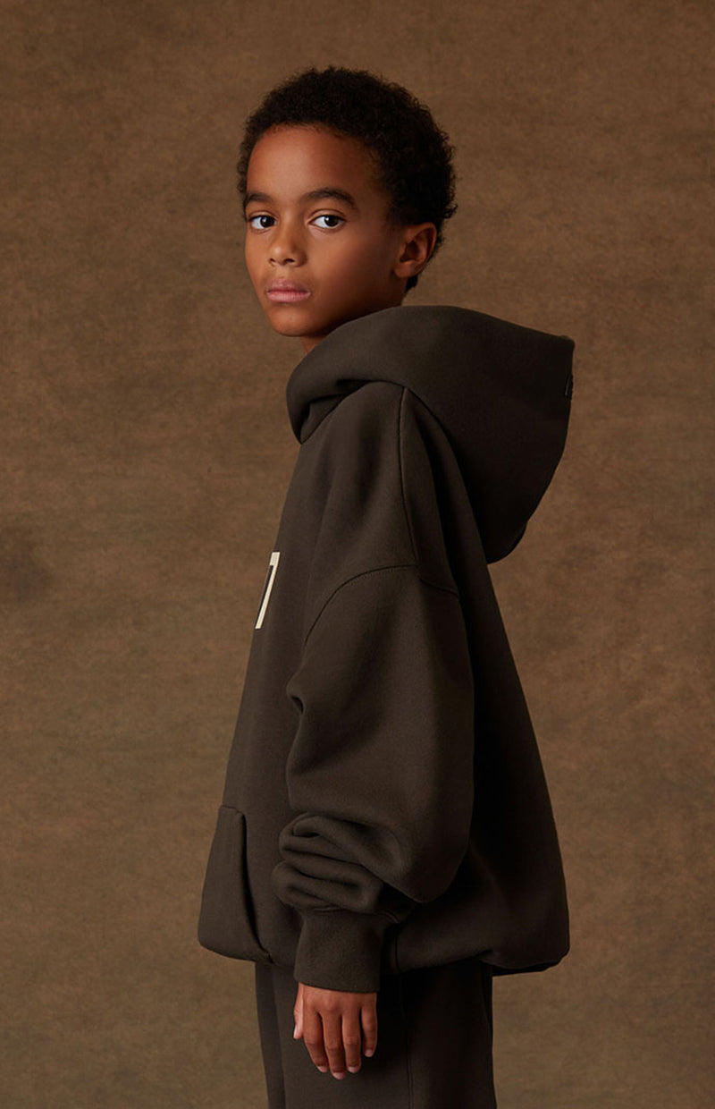 KIDS HOODIE OFF BLACK