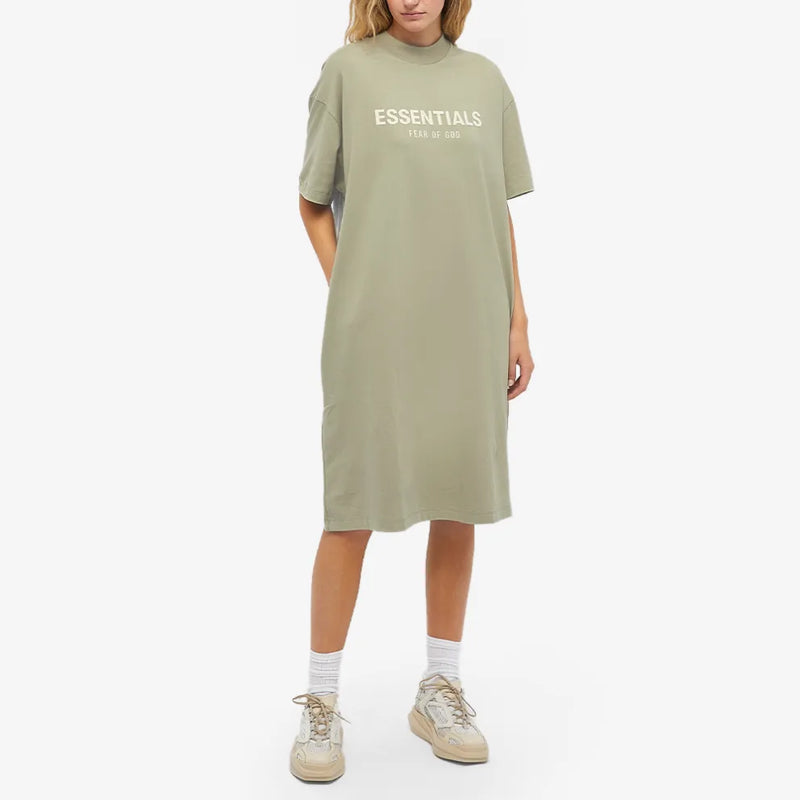 WOMEN TEE SHIRT DRESS SEA FOAM