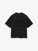 KIDS-CREWNECK T-SHIRT-JET BLACK