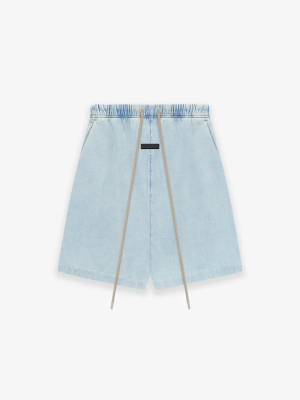 MEN-RELAXED SHORTS-LIGHT WASH DENIM