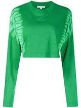 TOKYO CROP SHIRT KELLY GREEN FOG