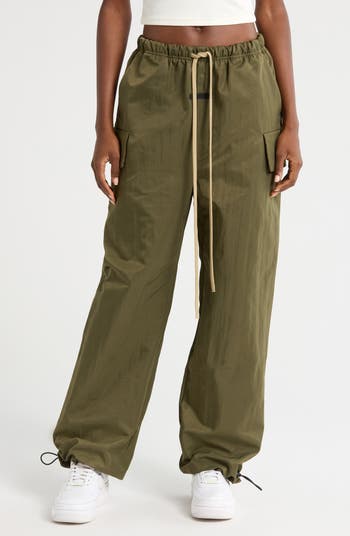 TEXTURED NYLON FIELD PANT  - MILITARY