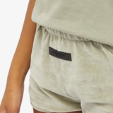 WOMEN BEACH SHORT VELOUR SEA FOAM