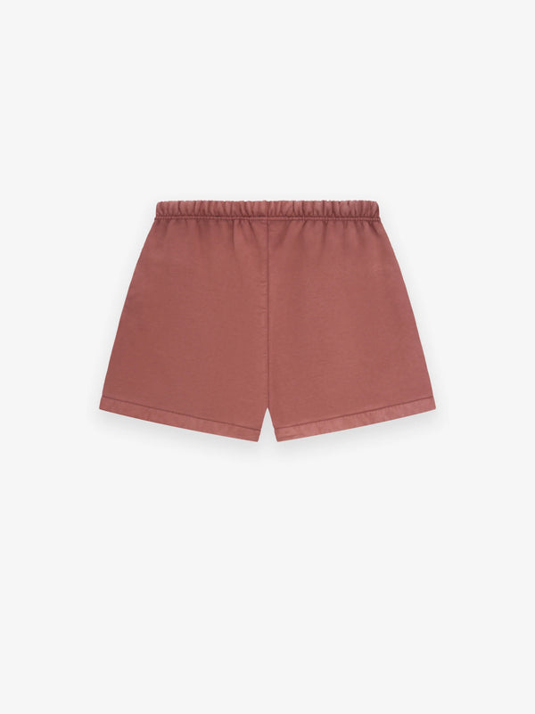 HEAVY FLEECE SOCCER SHORT- CRIMSON