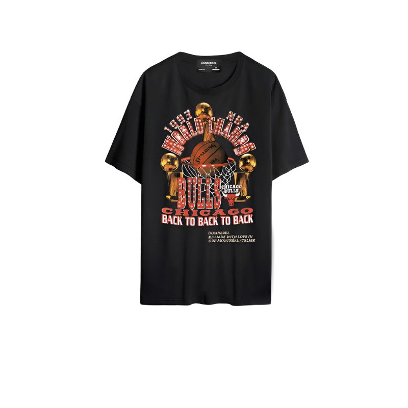 CHAMPS VINTAGE T-SHIRT-BLACK