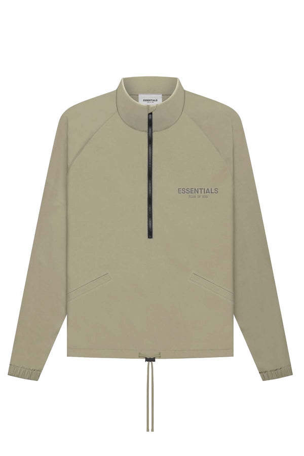 HALF ZIP TRACK JACKET PISTACHIO