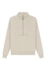 WOMENS 1/2 ZIP PULLOVER - WHEAT