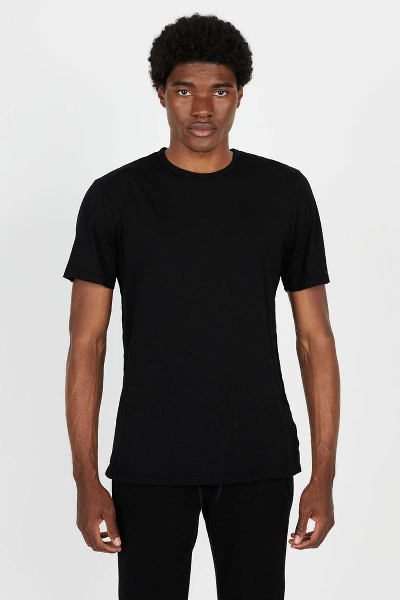 CLASSIC CREWNECK TEE JET BLACK