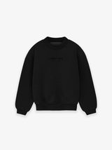 KIDS CREWNECK JET BLACK