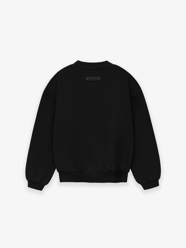 KIDS CREWNECK JET BLACK