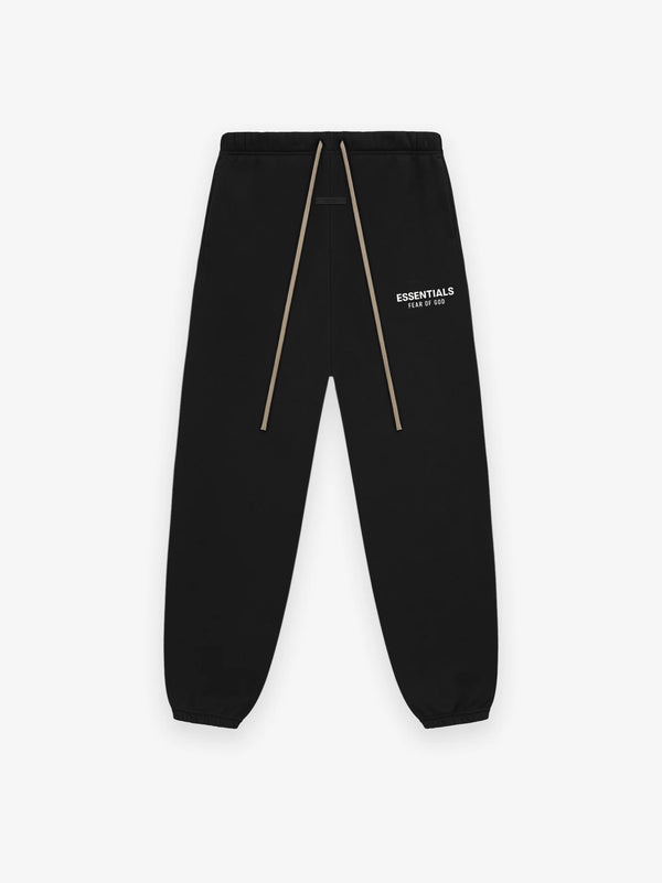 FLEECE ESSENTIAL SWEATPANT - BLACK