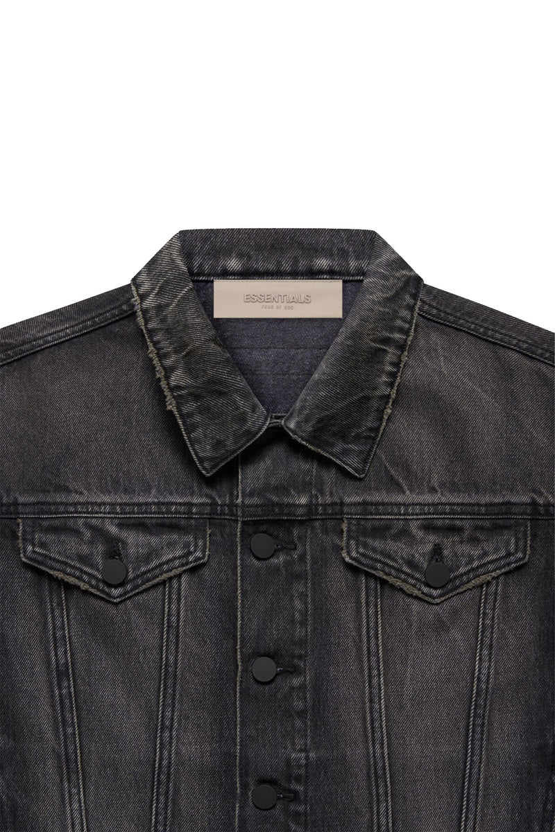 KIDS DENIM JACKET BLACK