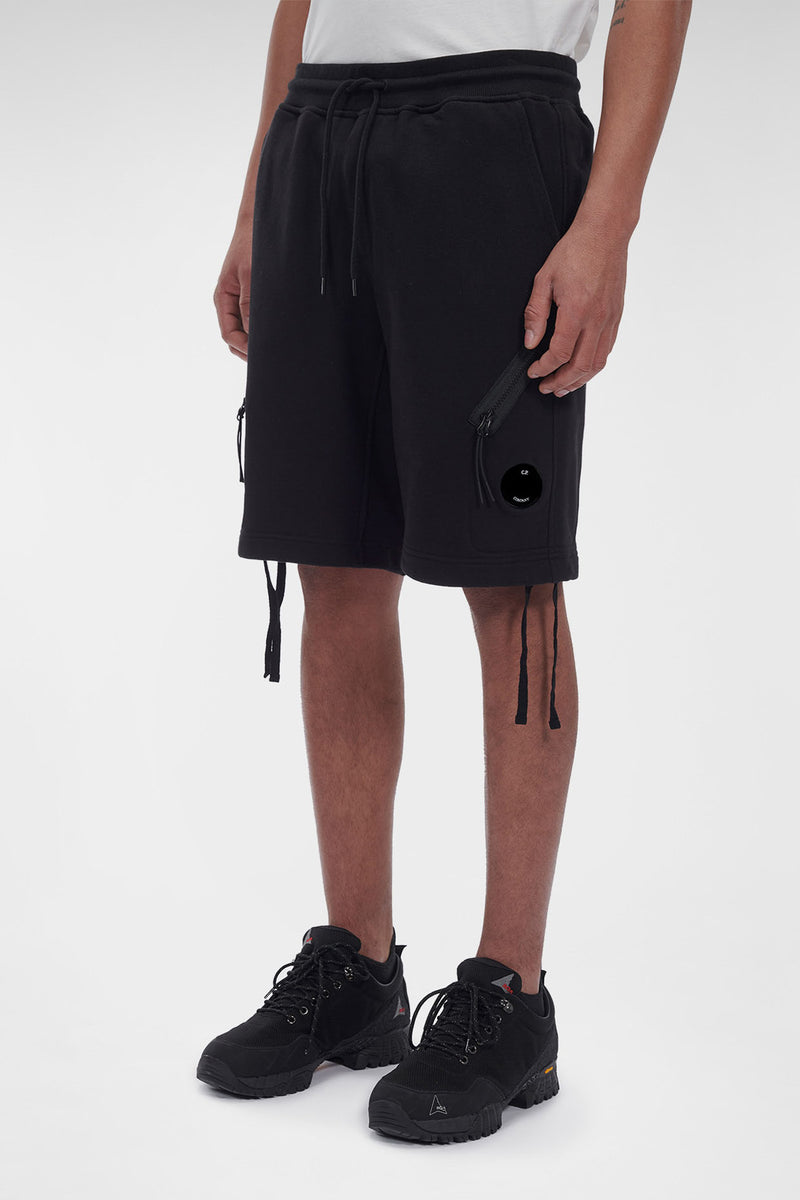 DIAGONAL RAISED FLEECE SHORTS