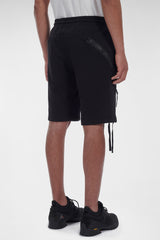 DIAGONAL RAISED FLEECE SHORTS