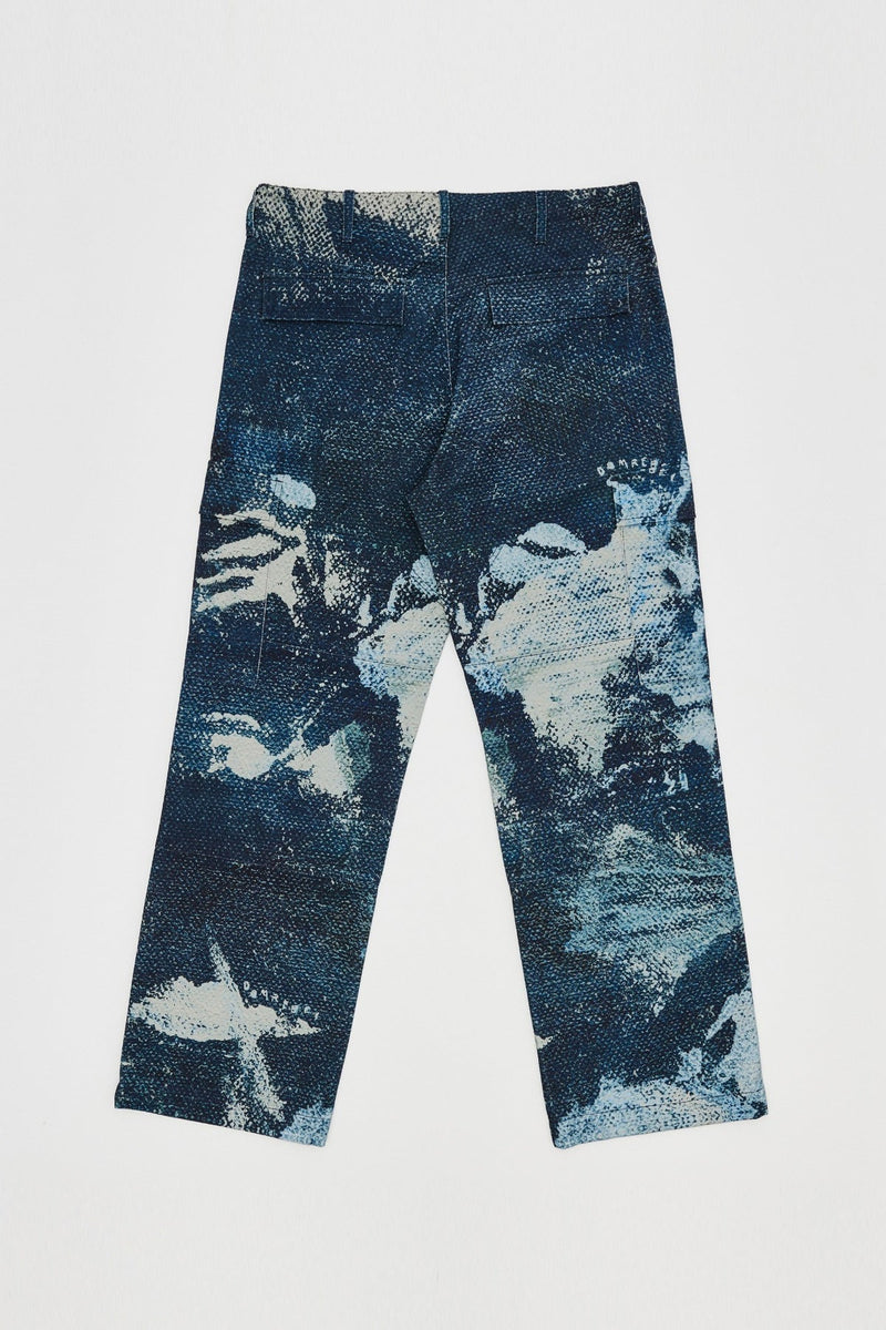 DEEP CARGO PANTS BLUE