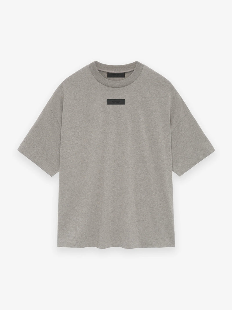 MEN - ESSENTIALS S/S TEE HEATHER GREY