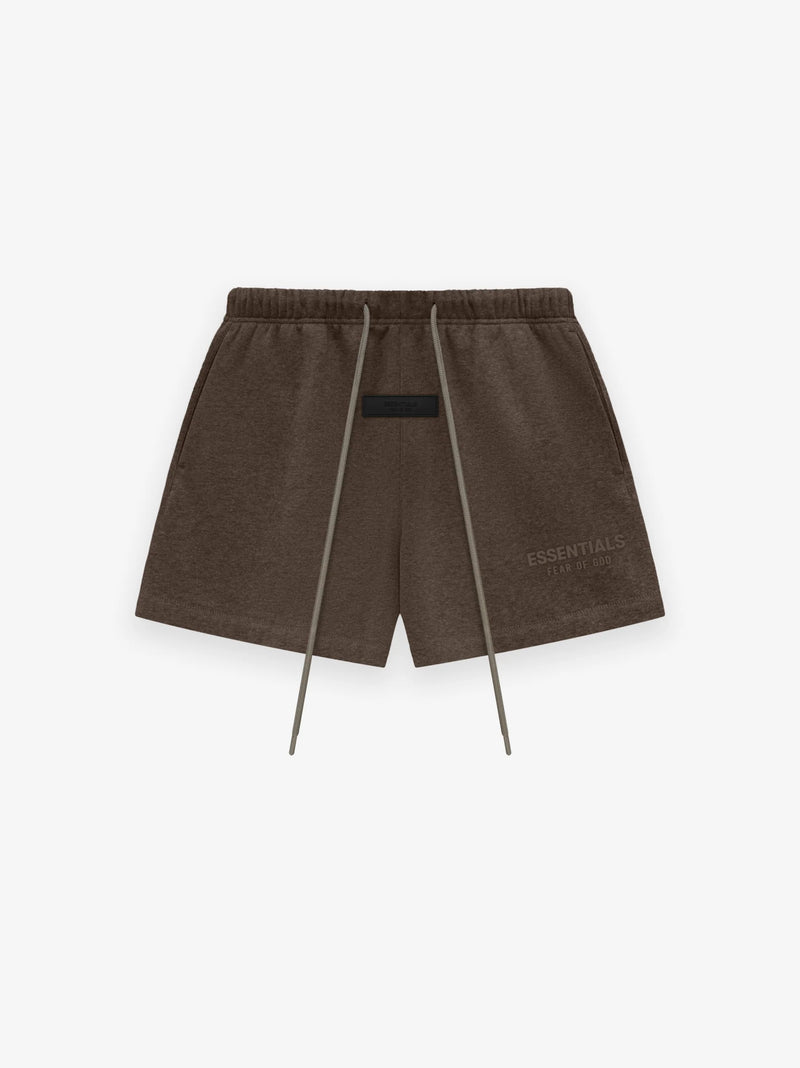 MEN - ESSENTIALS SWEATSHORT HEATHER WOOD