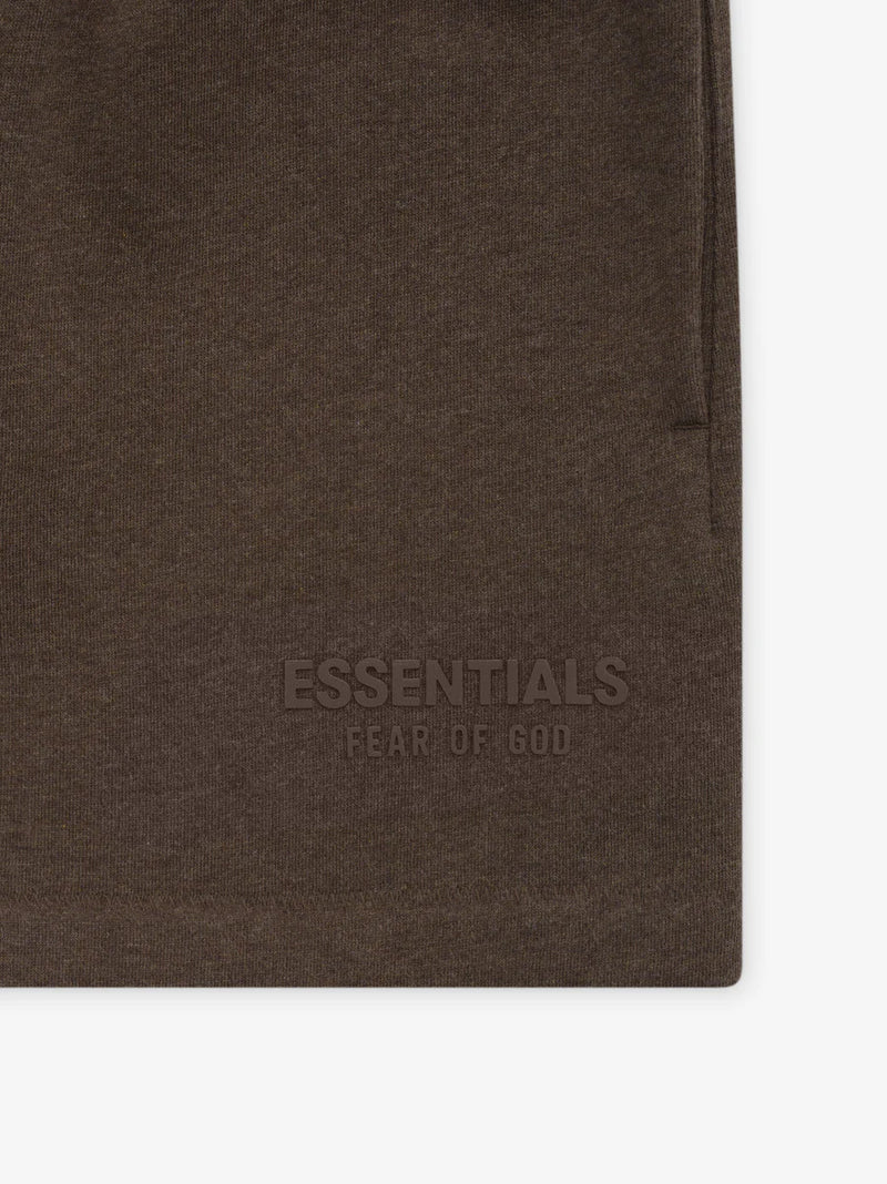 MEN - ESSENTIALS SWEATSHORT HEATHER WOOD