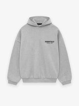 FLEECE HOODIE - LIGHT HEATHER GRAY