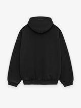 HEAVY FLEECE HOODIE - BLACK