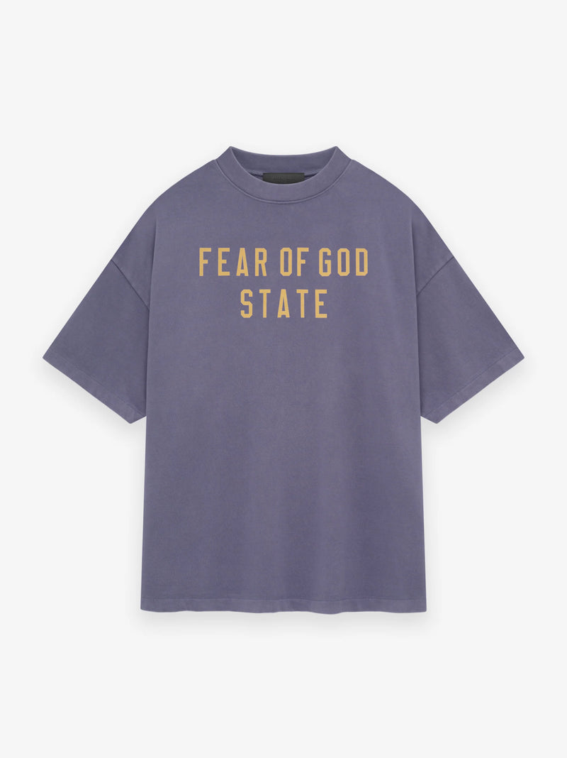 HEAVY CREWNECK TEE - LAVENDER