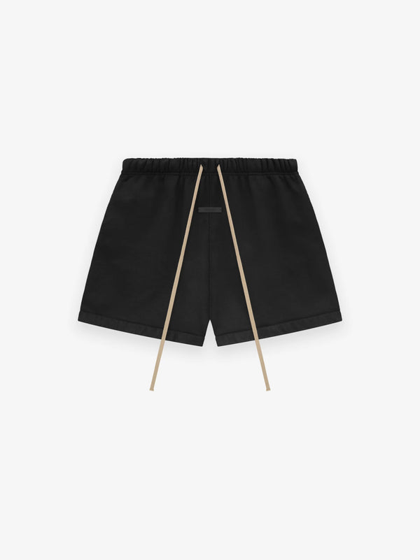 HEAVY FLEECE SOCCER SHORT - BLACK