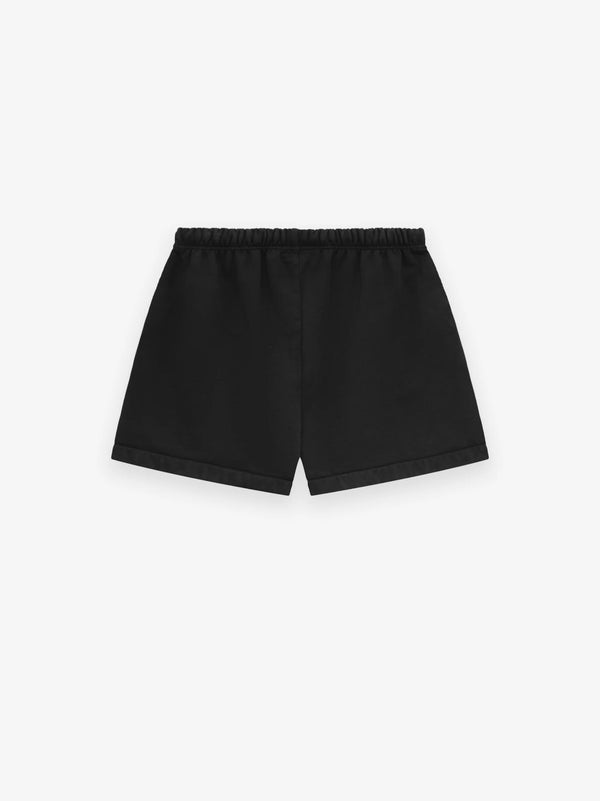 HEAVY FLEECE SOCCER SHORT - BLACK