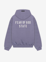 HEAVY FLEECE FULLZIP HOODIE - LAVENDER