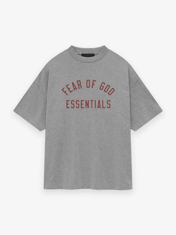 JERSEY CREWNECK TEE - DARK HEATHER