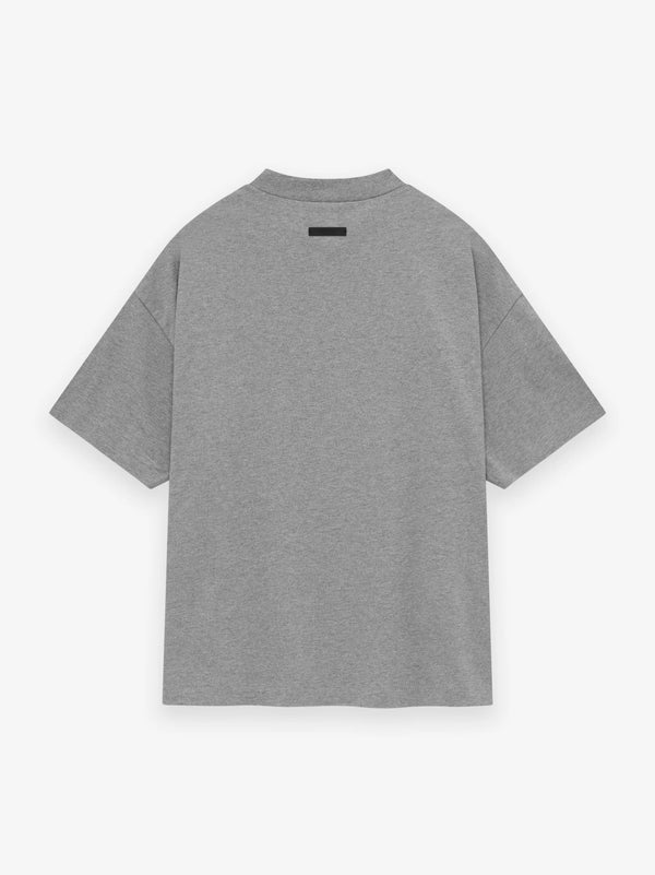 JERSEY CREWNECK TEE - DARK HEATHER