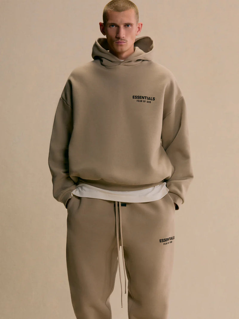 FLEECE ESSENTIAL SWEATPANT - DESERT SAND