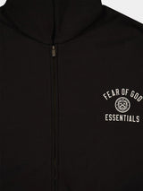 HEAVY FLEECE FULLZIP HOODIE -  BLACK