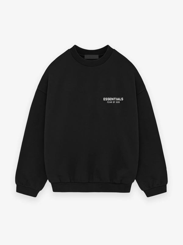 FLEECE CREWNECK - BLACK