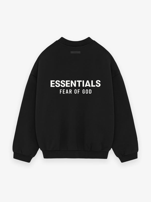 FLEECE CREWNECK - BLACK