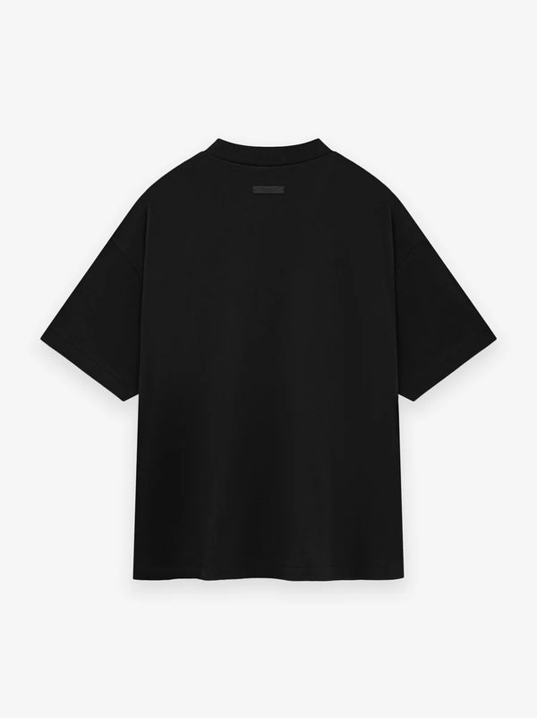 HEAVY CREWNECK TEE - BLACK