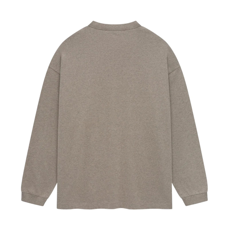 JERSEY LONG SLEEVE TEE - HEATHER GRAY