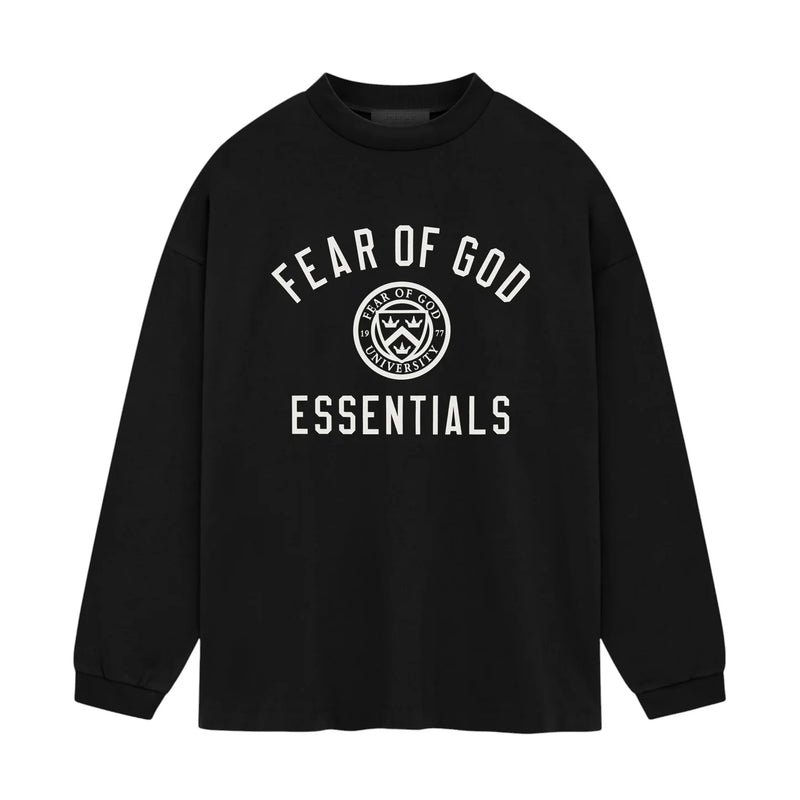 JERSEY LONG SLEEVE TEE - BLACK