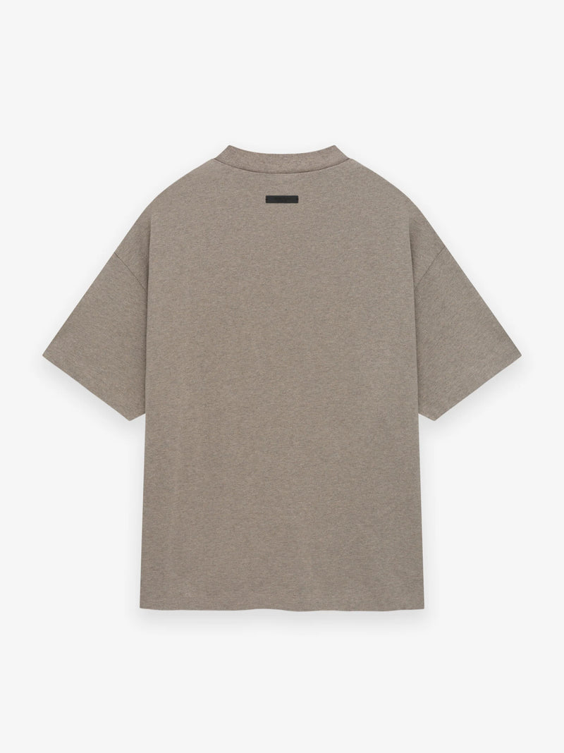 JERSEY CREWNECK TEE - HEATHER GRAY