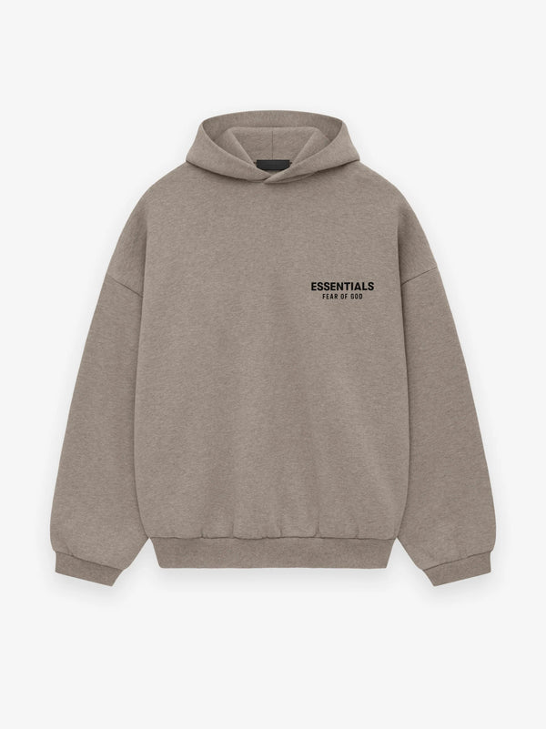 FLEECE HOODIE - HEATHER GRAY