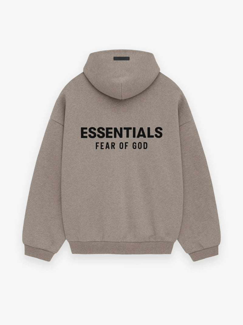 FLEECE HOODIE - HEATHER GRAY