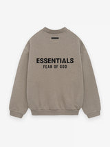 FLEECE CREWNECK - HEATHER GRAY