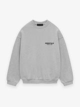 FLEECE CREWNECK - LIGHT HEATHER GRAY