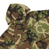 MILITARY NYLON HOODED JACKET - WOODLAND CAMO