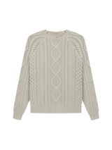 CABLE KNIT - SMOKE