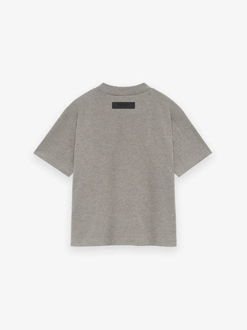 KIDS-ESSENTIALS S/S TEE - HEATHER GREY