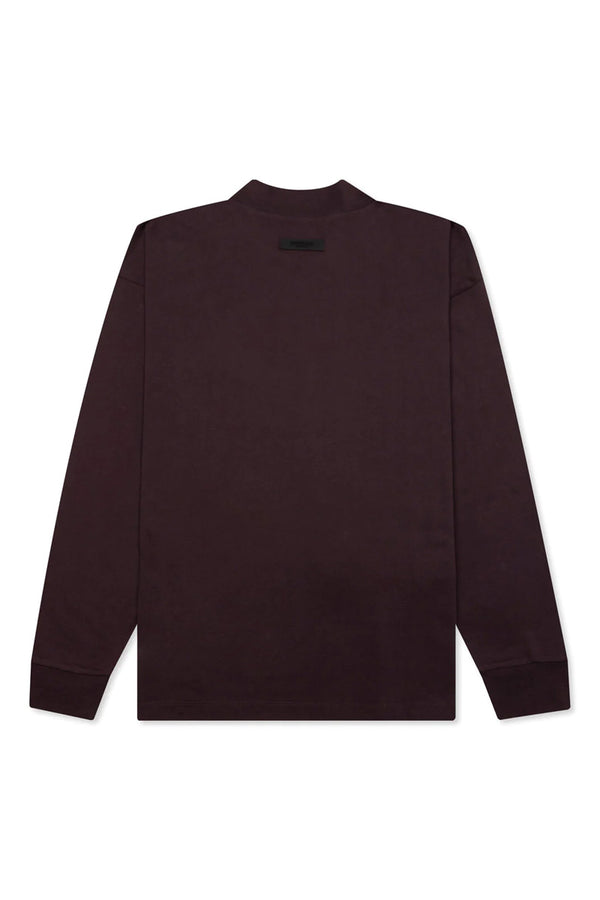 LONG SLEEVE  TEE  PLUM