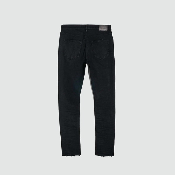 Low Rise Skinny Jean Black Resin 3/D