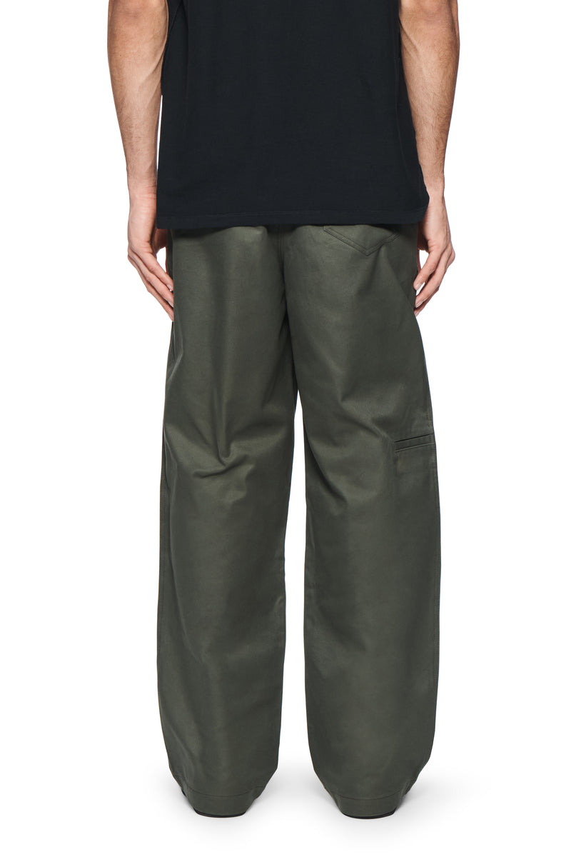 COTTON WOVEN PANT GREEN